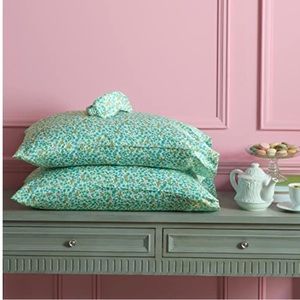 Lady Pepperell luxury 3 piece satin set sleep mask pillowcase set In Wildflower